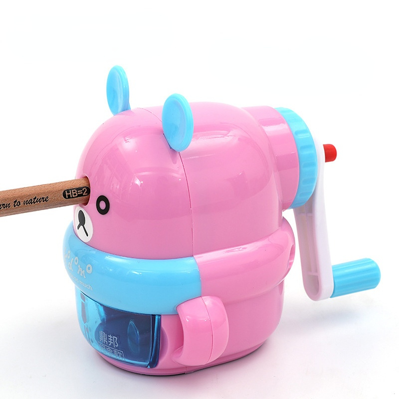 Primary School Student Pencil Sharpener  Hand Crank Child School Stationery  School Supplies