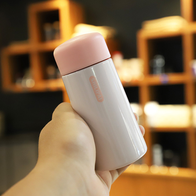 Convenient Mini Stainless Steel 150ml Thermos Cup Ultra-compact Portable Leak-proof Fashion Water Cup Drinkware Thermos Kettle