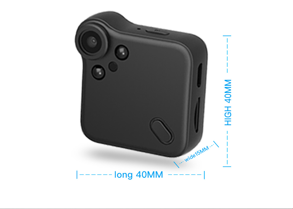 Mini Camera Wireless HD 1080P IP WIFI P2P Wearable Webcam Motion Sensor Bike Body Micro DV DVR Magnetic Clip Voice Recorder