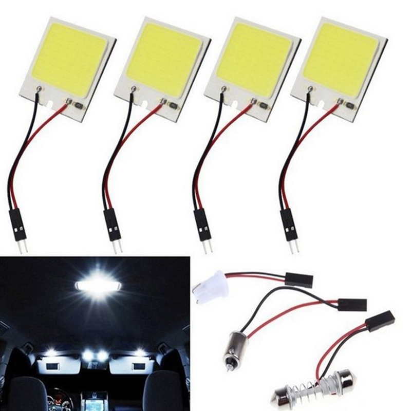 Dome Vehicle Panel Lamp 1pcs White T10 W5w Cob 24SMD 36SMD  Car Led Auto Interior Reading Lamp Bulb Light