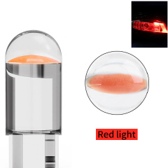 Colour W5W Led T10 Car Light COB Glass 6000K White Auto Automobiles License Plate Lamp Dome Light Reading DRL Bulb Style 12V
