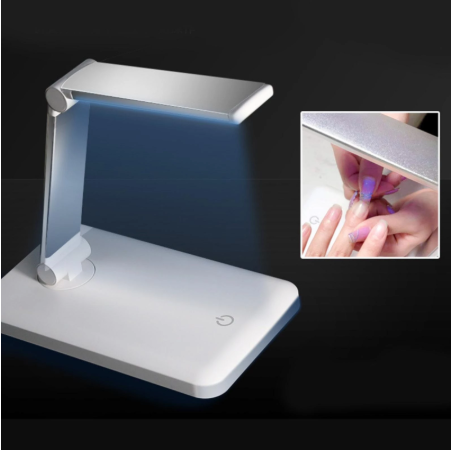LED Nail Lamp Light Nail Dryer 10 Lamp Beads USB Touch Control Heating Lamp for Nail Art Tools Manicure Home Travel Girls Women view 3