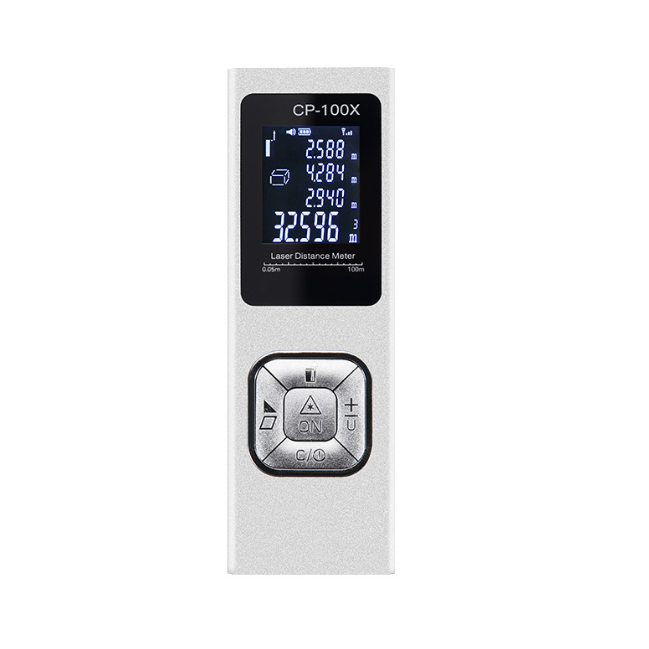 CP-40X Digital Mini Metal USB Charging Type-C Laser Measure Distance Meter Rangefinder