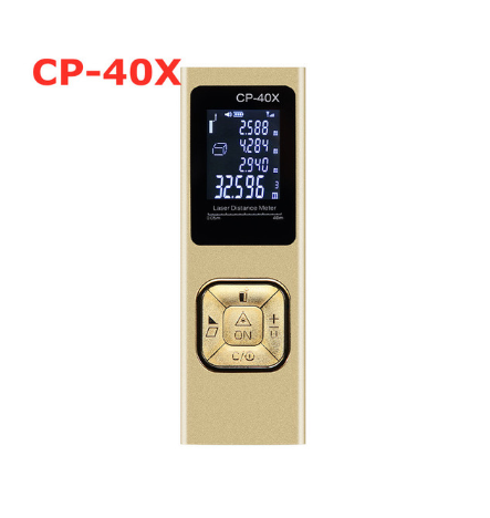 CP-40X Digital Mini Metal USB Charging Type-C Laser Measure Distance Meter Rangefinder