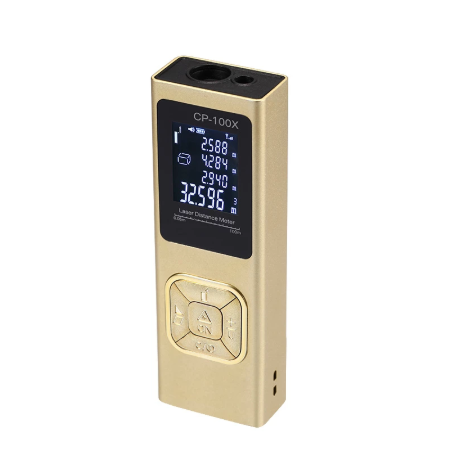 CP-40X Digital Mini Metal USB Charging Type-C Laser Measure Distance Meter Rangefinder