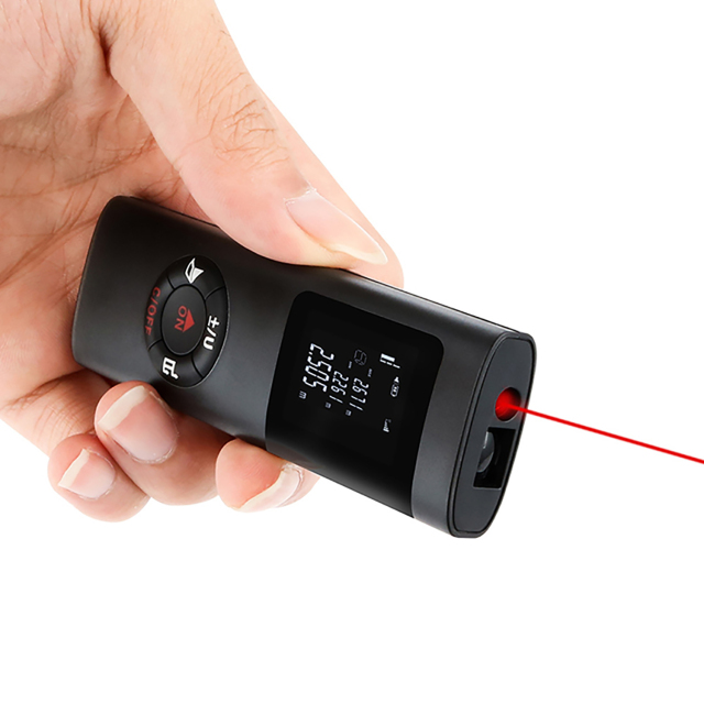 40M Laser Rangefinder USB Rechargeable Laser Distance Meter Digital Tape Measure Range Finder Construction Tools