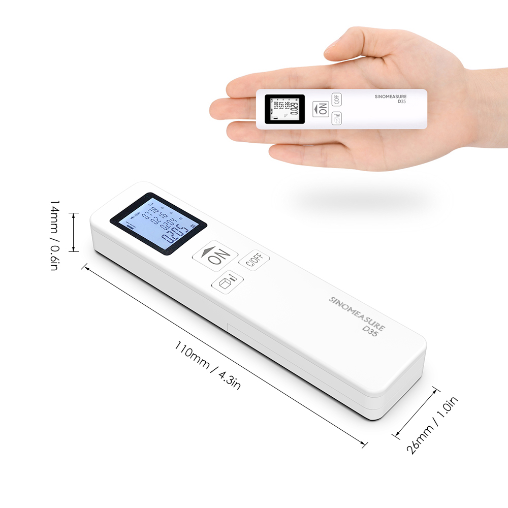 Laser Distance Meter Rangefinder Laser Portable Range Finder Diastimeter Distance Area Volume Measurement Tool