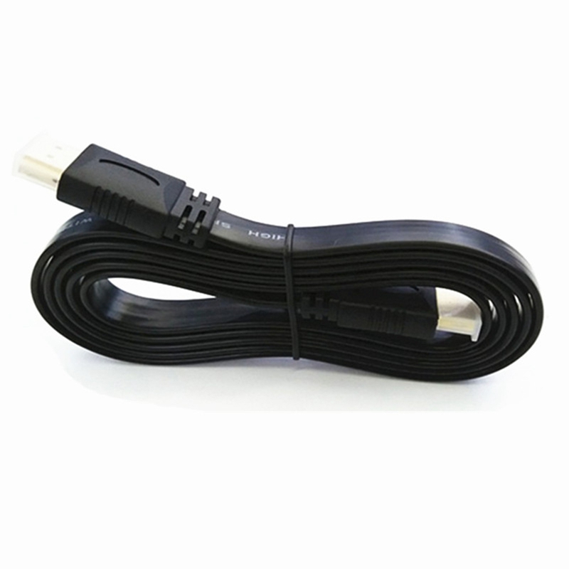 1pc High Quality 30cm Full HD Short HDMI-compatible Cable Support 3D Male to Male Plug Flat Cable Cord for Audio Video HDTV TV