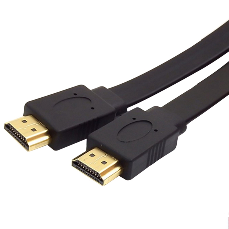 1pc High Quality 30cm Full HD Short HDMI-compatible Cable Support 3D Male to Male Plug Flat Cable Cord for Audio Video HDTV TV