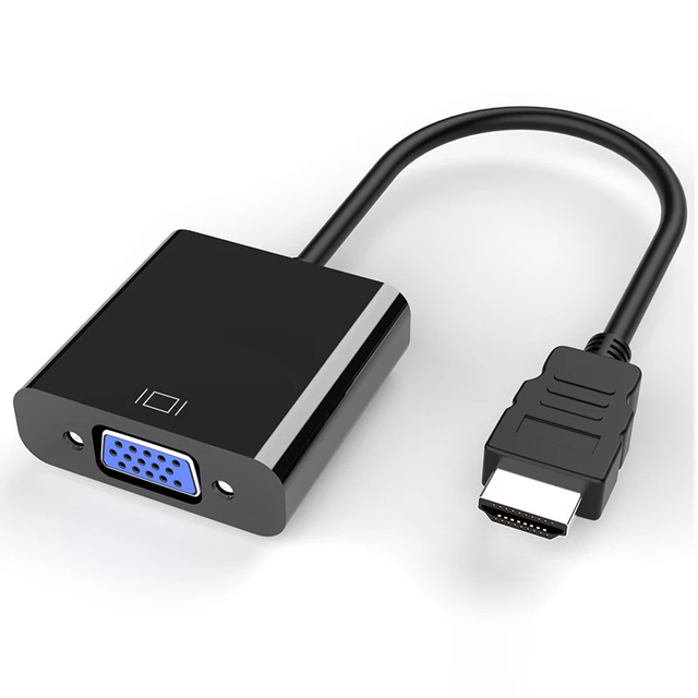 HDMI to VGA Adapter, 1080P HDMI Male to VGA Female Video Converter Cable for Xbox/ PS4/ HDTV/ PC/ Laptop/ Projector