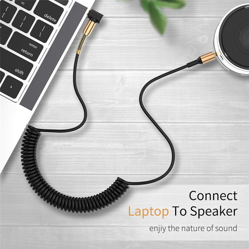 Car Audio Cable 3.5mm Male to Male Cord Jack Aux Cable for iPhone 6/ Samsung Galaxy s8/ Headphone/ Xiaomi Redmi/ Speaker