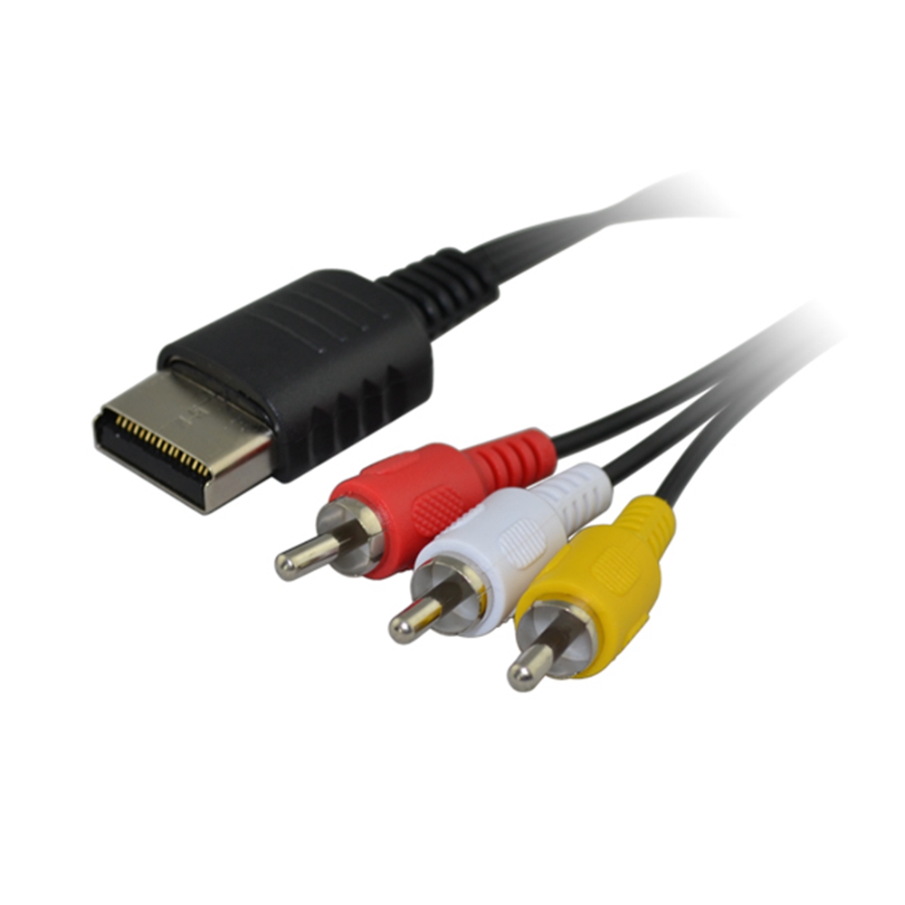 1.8M Composite AV Audio Video TV Adapter Cable for SEGA Dreamcast RCA Cord for DC
