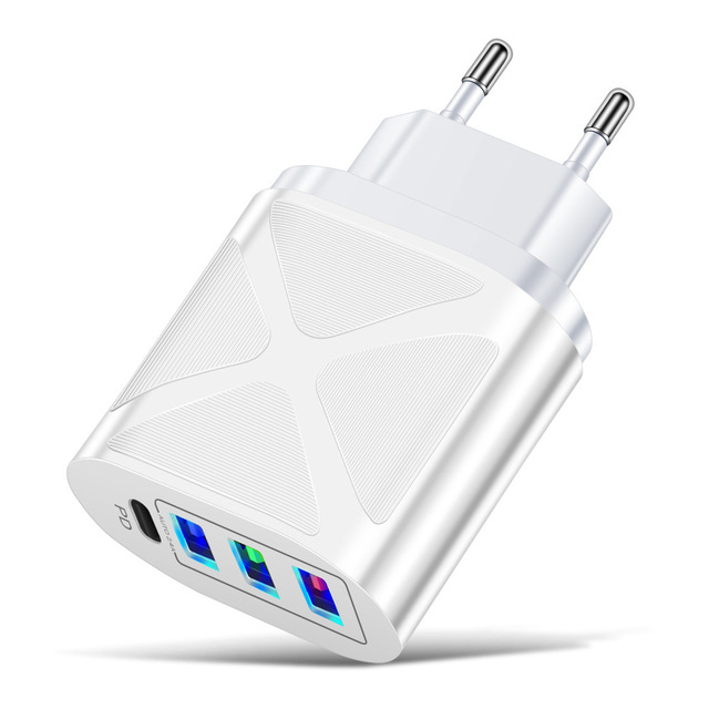 Multi-port 5V/2.4A fast charge new travel 4USB charger