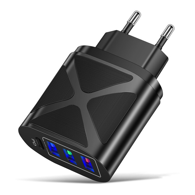 Multi-port 5V/2.4A fast charge new travel 4USB charger