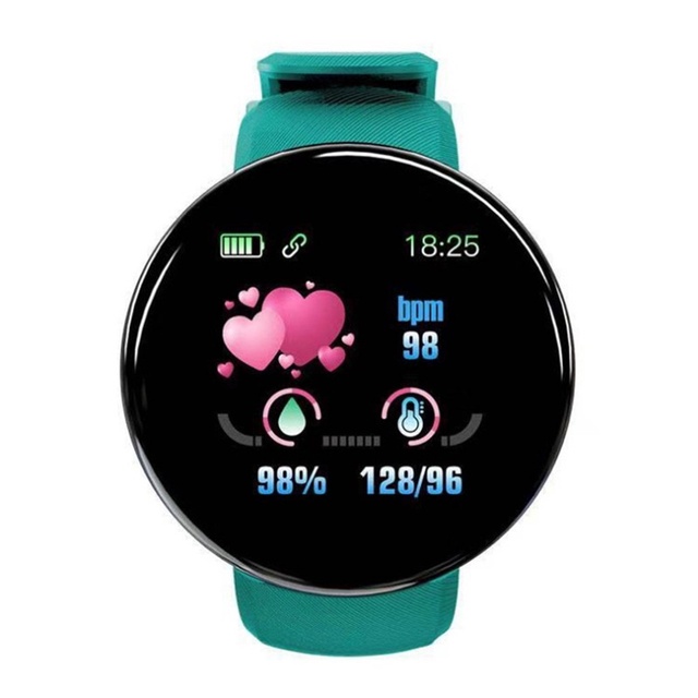New Smart Watch Men Women Smart Bracelet LED D18 Smartwatch Waterproof Smart Touch Screen Bracelet Smartband