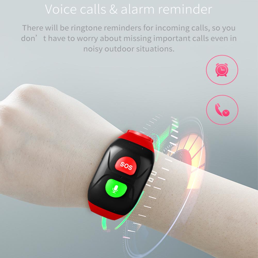 Anti Lost Smart Gps Watch SOS Bracelet Old Men Kids Waterproof Wristband No display Monitor Smartwatch Tracker for IOS Android