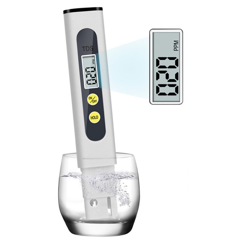 Digital PH TDS Meter Tester Temperature Pen Water Purity PPM Filter Hydroponic for Aquarium Pool Water Monitor Tester 0-9990ppm