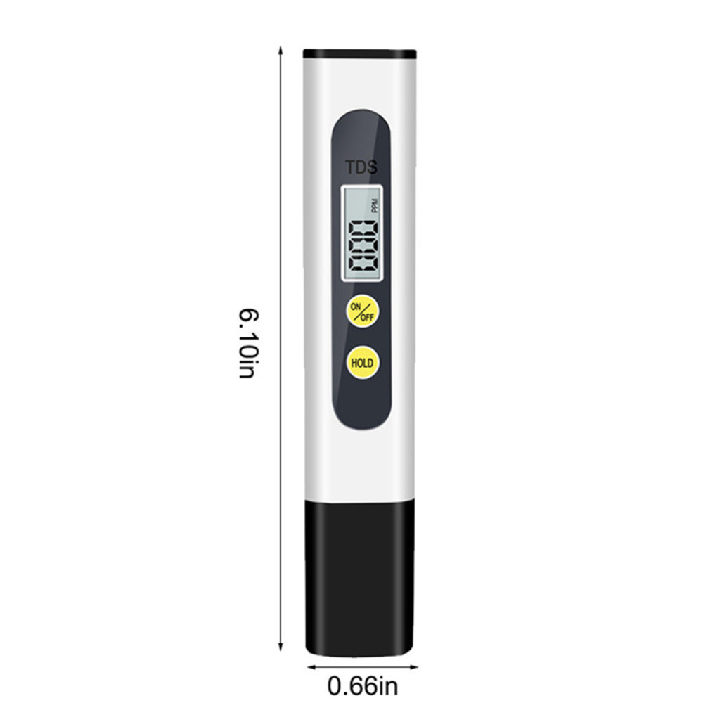 Digital PH TDS Meter Tester Temperature Pen Water Purity PPM Filter Hydroponic for Aquarium Pool Water Monitor Tester 0-9990ppm