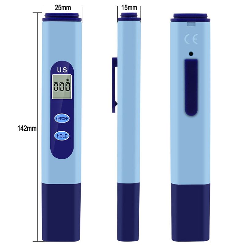 US Digital Conductivity Meter TDS Test Pen Water Hardness Test Pen EC Meter