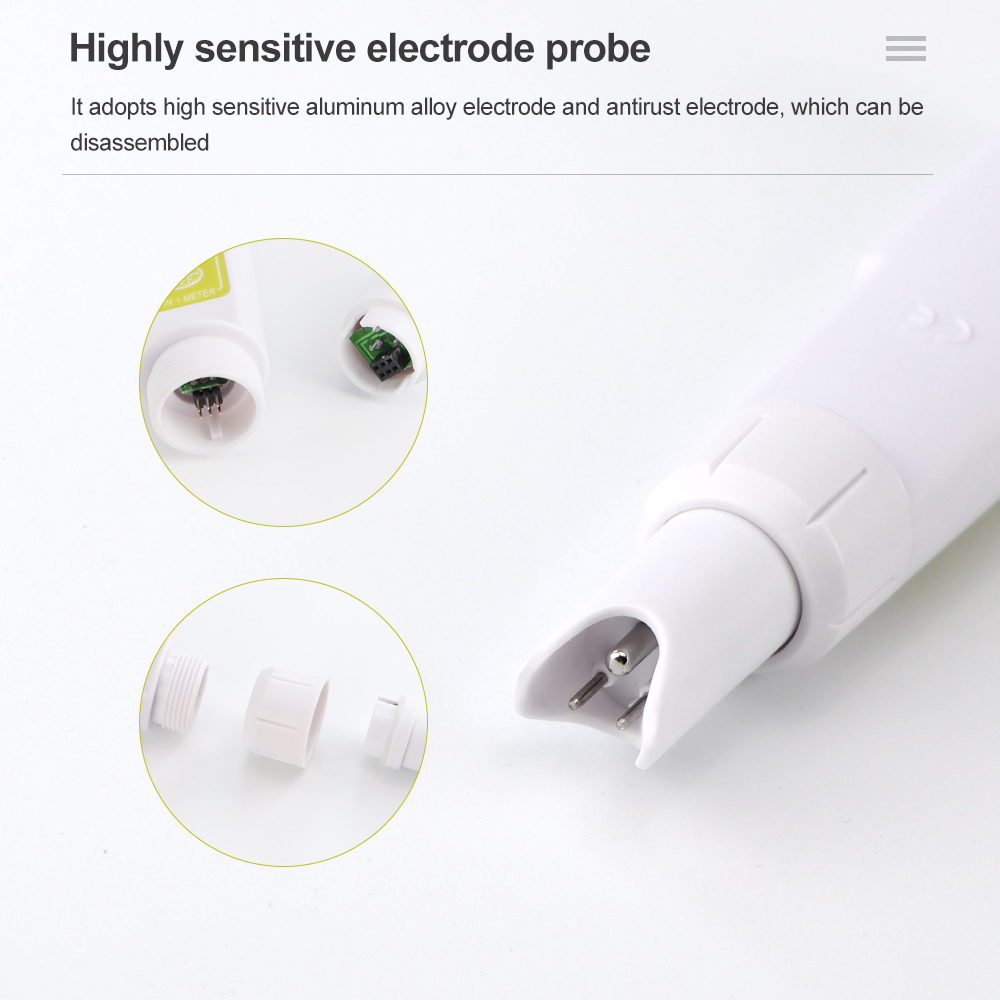 3 in 1 Temp TDS EC Meter Digital Water Quality Tester 0~9999us/cm Multifunctional Water Purity PPM Tester for Aquariums