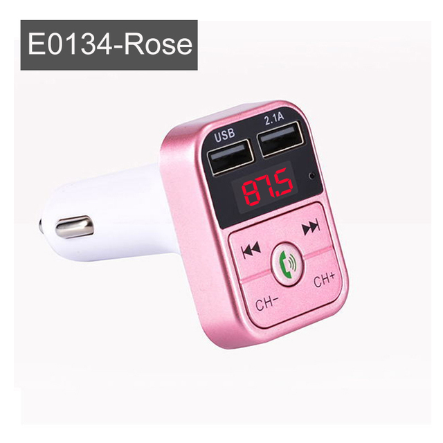 Car Bluetooth 5.0 FM Transmitter Wireless Handsfree Audio Receiver Auto MP3 Player 2.1A Dual USB Fast Charger Car Accessories