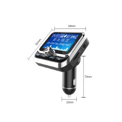 Creative Car FM Transmitter With Remote Control 1.8" LCD Bluetooth MP3 Player Dual USB Car Charger Handsfree FM Modulator