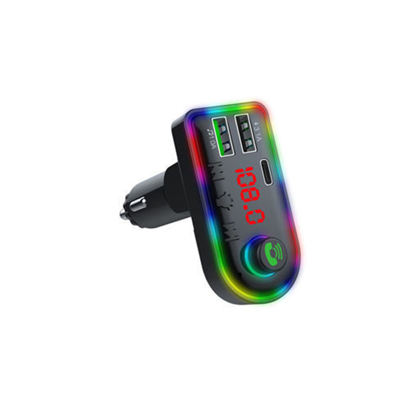 1pcs Auto FM Transmitter Bluetooth Handsfree Car Audio MP3 Player USB 3.1A Charger Radio Adapter