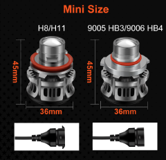 2pcs 12V Lenses for headlights H11 LED projector headlight for Car 9006 HB4 9005 HB3 LED projector lens Devil angel eyes led Light
