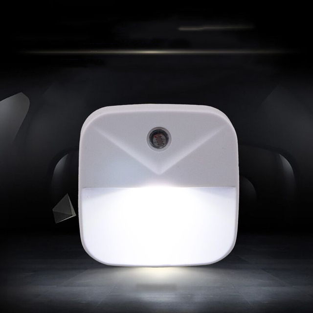 1pc Wireless Light Control Sensor LED Night Light EU Plug Night Lights For Baby Kids Bedside Bedroom Corridor Lamp Lighting