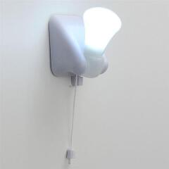 Portable Wire LED Bulb Cabinet Lamp Night Light Battery Operated Self Adhesive Wall Decor Mount Light Children Nightlight
