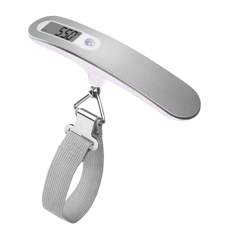 Hand Held Belt Scale 50kg/110lb LCD Digital hanging Scale For Travel Suitcase Luggage Hanging Scales Weighing Balance Electronic