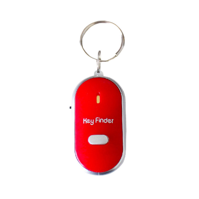 Mini Whistle Anti Lost KeyFinder Alarm Wallet Pet Tracker Smart Flashing Beeping Remote Locator Keychain Tracer Key Finder LED