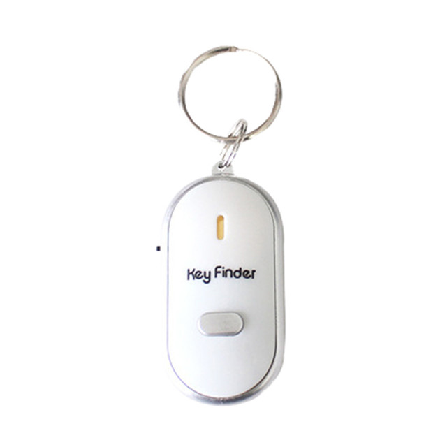 Mini Whistle Anti Lost KeyFinder Alarm Wallet Pet Tracker Smart Flashing Beeping Remote Locator Keychain Tracer Key Finder LED