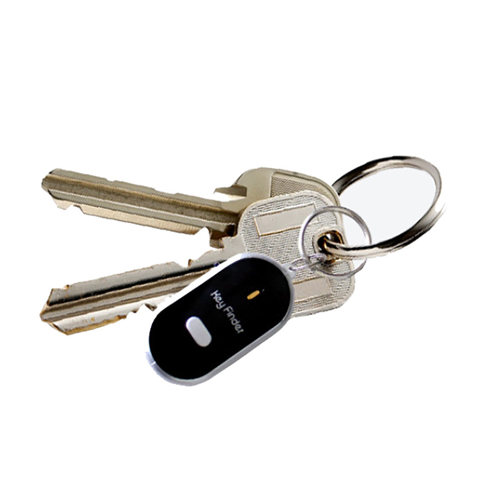 Mini Whistle Anti Lost KeyFinder Alarm Wallet Pet Tracker Smart Flashing Beeping Remote Locator Keychain Tracer Key Finder LED