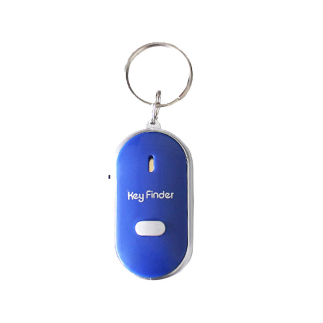 Mini Whistle Anti Lost KeyFinder Alarm Wallet Pet Tracker Smart Flashing Beeping Remote Locator Keychain Tracer Key Finder LED