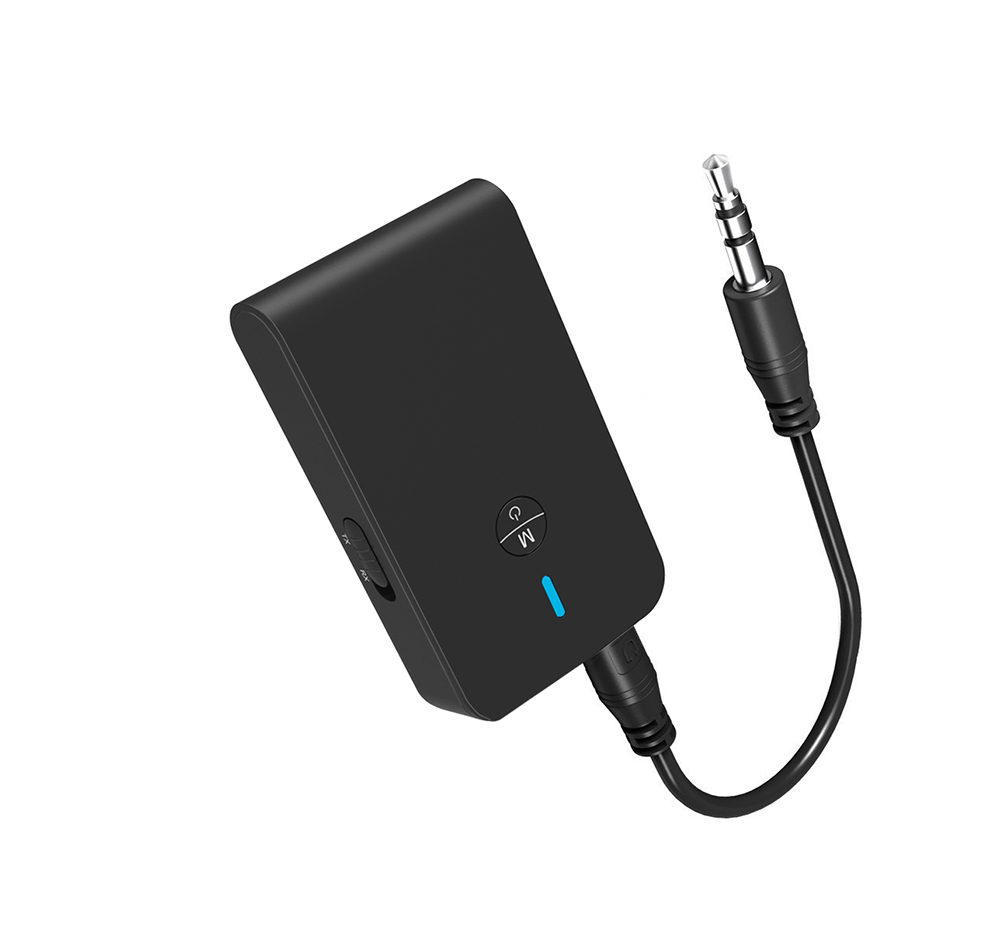 Bluetooth Transmitter Receiver 2 in 1 Wireless Audio Adapter Low Latency 5.0  for Car TV Headphone Speaker 3.5MM Aux