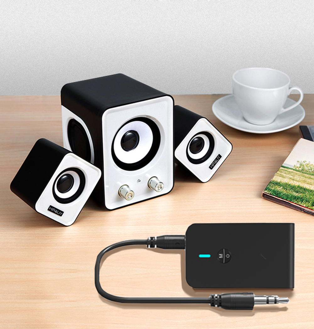 Bluetooth Transmitter Receiver 2 in 1 Wireless Audio Adapter Low Latency 5.0  for Car TV Headphone Speaker 3.5MM Aux