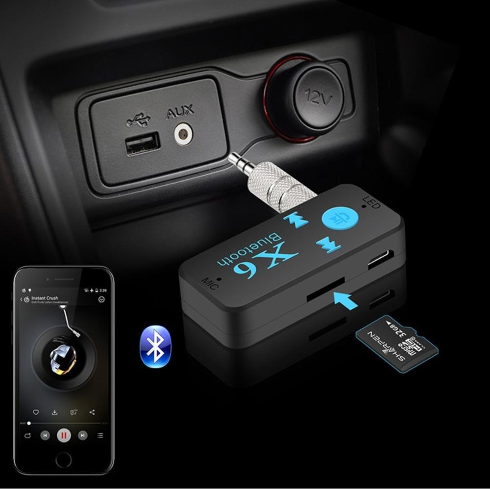 Car Bluetooth Adapter Bluetooth Receiver Audio USB 3.5mm Music Sound Aux Bluetooth Transmitter Receiver For Cars TV PC Speaker