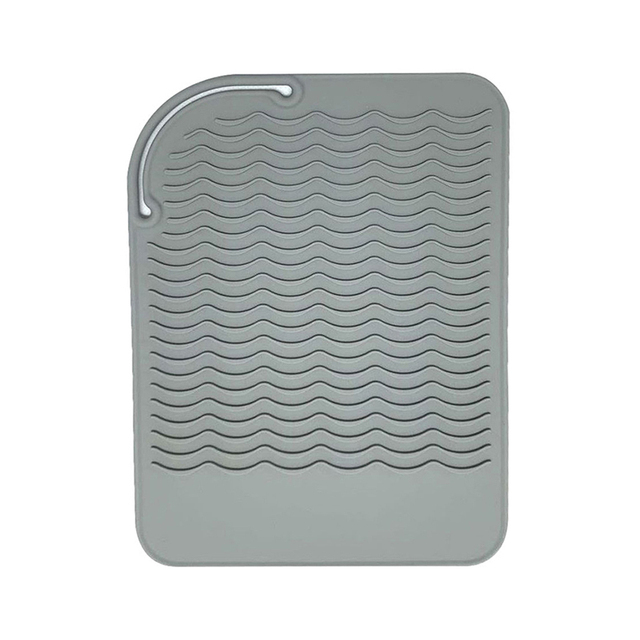Silicone Heat Resistant Mat for Hair Straightener Flat Iron Curling Iron Tool