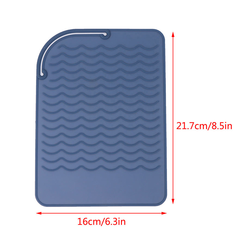 Silicone Heat Resistant Mat for Hair Straightener Flat Iron Curling Iron Tool