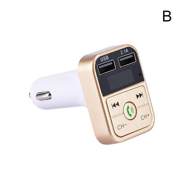 Bluetooth FM Transmitter Handsfree Wireless Bluetooth Car Kit Vehicle MP3 Player USB Charger 2.1A Car FM Transmitter