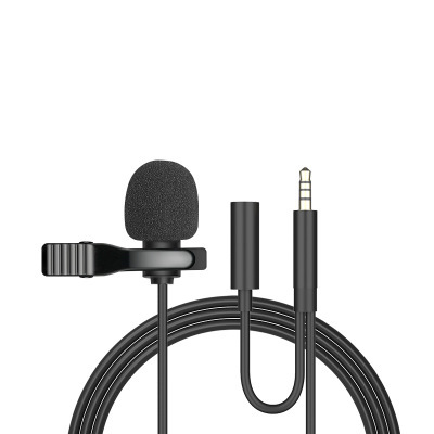 Mini Microphone for iPhone Portable Clip-on Lapel Microphone For iPhone iPad Xiaomi Android Smartphone DSLR