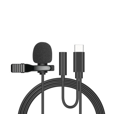 Mini Microphone for iPhone Portable Clip-on Lapel Microphone For iPhone iPad Xiaomi Android Smartphone DSLR