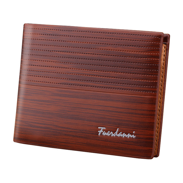 Temperament Vintage Men's Leather Wallet Brand Luxury Short Slim Men's Wallet Practical Credit Card Holder Men's Money Bag