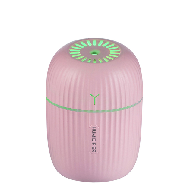 Ultrasonic Air Humidifier Household Moisturizing Spray Student Dormitory Car Humidification Aromatherap with LED Night Light