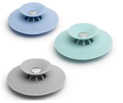 Silicone Shower Drain Stopper Sink Floor Drain Plug Kitchen Laundry Water Stopper Tool Laundry Bathroom Deodorant Tool 1Pcs New