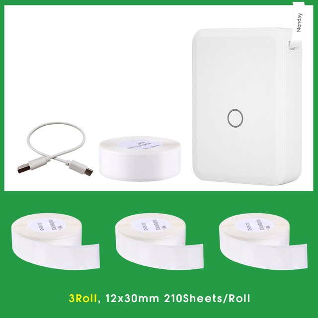Mini Portable Thermal Label Printer Wireless Bluetooth
