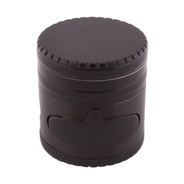 Zinc Alloy Smoke Grinder With Drawer 4layers Shredder with Window Drawer Tobacco Weed  Grinder Herbkitchen supplies