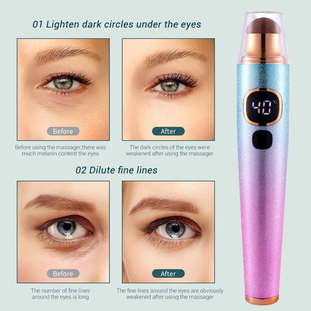 Eye Massager Portable Heating Vibration Eye CareBeauty Instrument view 2