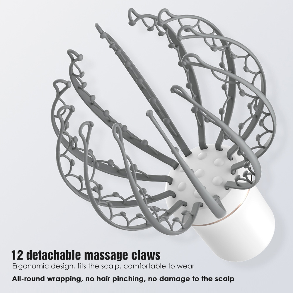 Octopus Electric Head Massager Vibration Massage Detachable Massage Claws